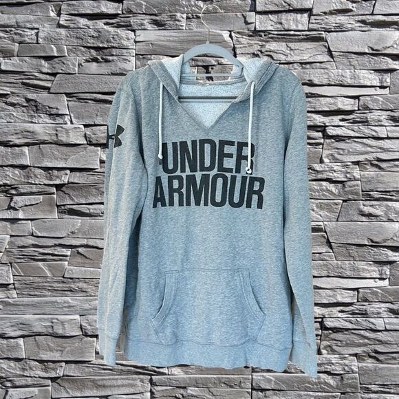 Under Armour Mens Hooded Kangaroo Pocket Sweatshirt Large - Picture 6 of 7